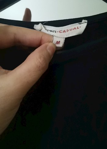 Dantel Detaylı Siyah Uzun Kollu Kadın Bluz - Görsel 2