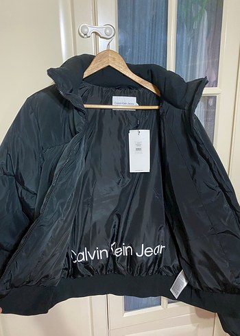 Calvin Klein Siyah Midi Mont - Görsel 3