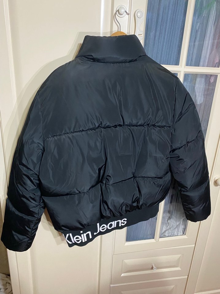 Calvin Klein Siyah Midi Mont - Görsel 4