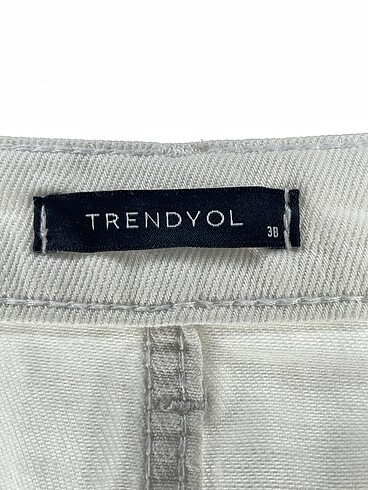 38 Beden beyaz Renk Trendyol & Milla Jean / Kot %70 İndirimli.