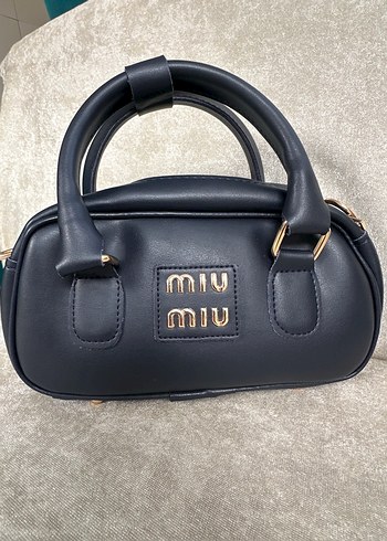 Miu Miu Miu Miu lacivert Deri Kadın Çanta