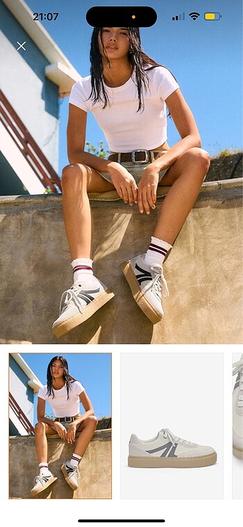 Pull and Bear Spor ayakkabı
