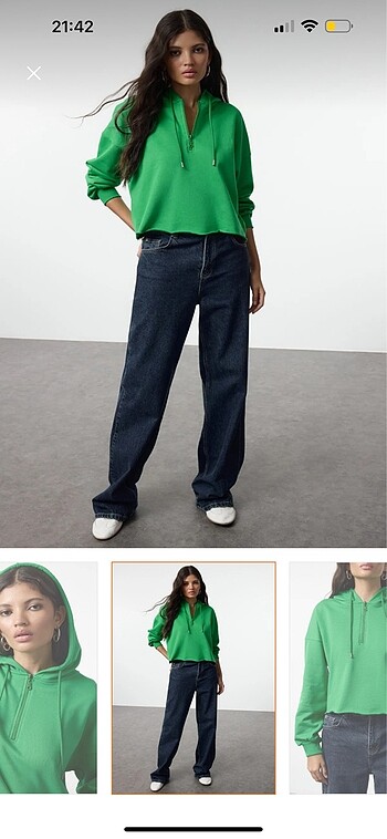m Beden Crop sweat
