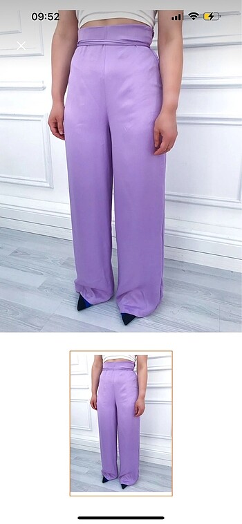 Dilvin saten pantalon