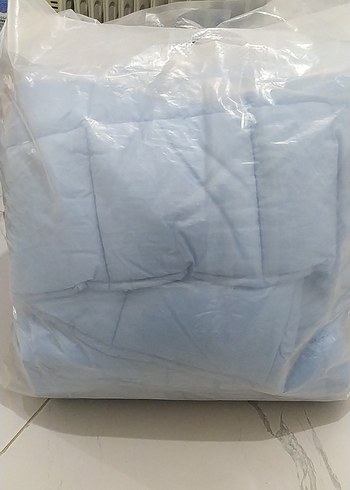 Pastel Mavi Düz yorgan