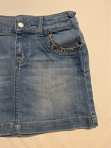 Benetton Benetton kız çocuk mini jean etek