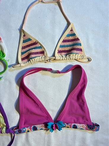 LC Waikiki 4 adet kız çocuk bikini üstü