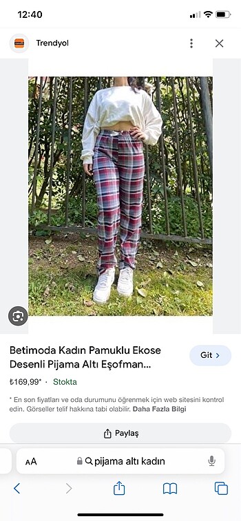 Kadın pijama