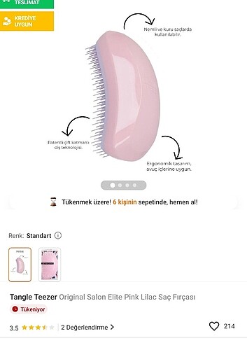 Dyson Tangle teezer tarak