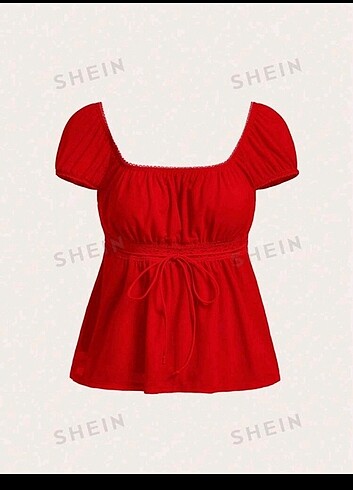 Shein kırmızı top