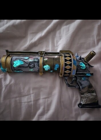 Beden Renk Arcane Jinx Cosplay Silah