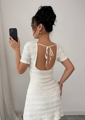 Sheinside Sırt detaylı kadın günlük elbise