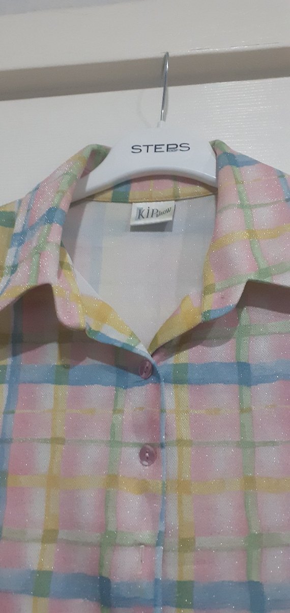 Kız Çocuk Pastel Renkli Uzun Kollu Gömlek - Görsel 5