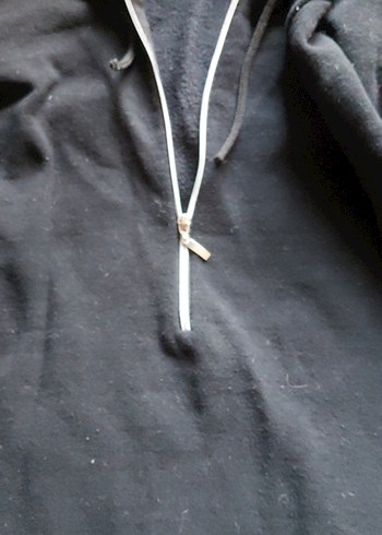 Gri Yüksek Yakalı Fermuarlı Hamile Elbisesi - Görsel 3