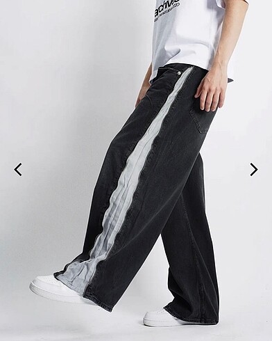 BDG Yandan Fermuarlı Baggy Jean