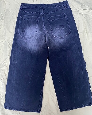 30 Beden siyah Renk BDG Yandan Fermuarlı Baggy Jean