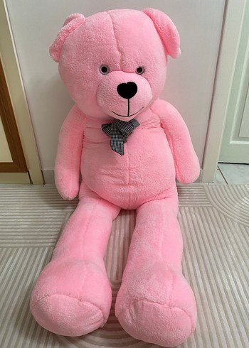 Pembe Büyük Peluş Ayı Oyuncak - Görsel 3
