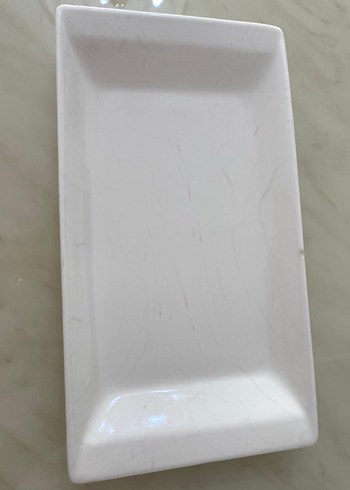 Beyaz Dikdörtgen Servis Tabakları - Görsel 5