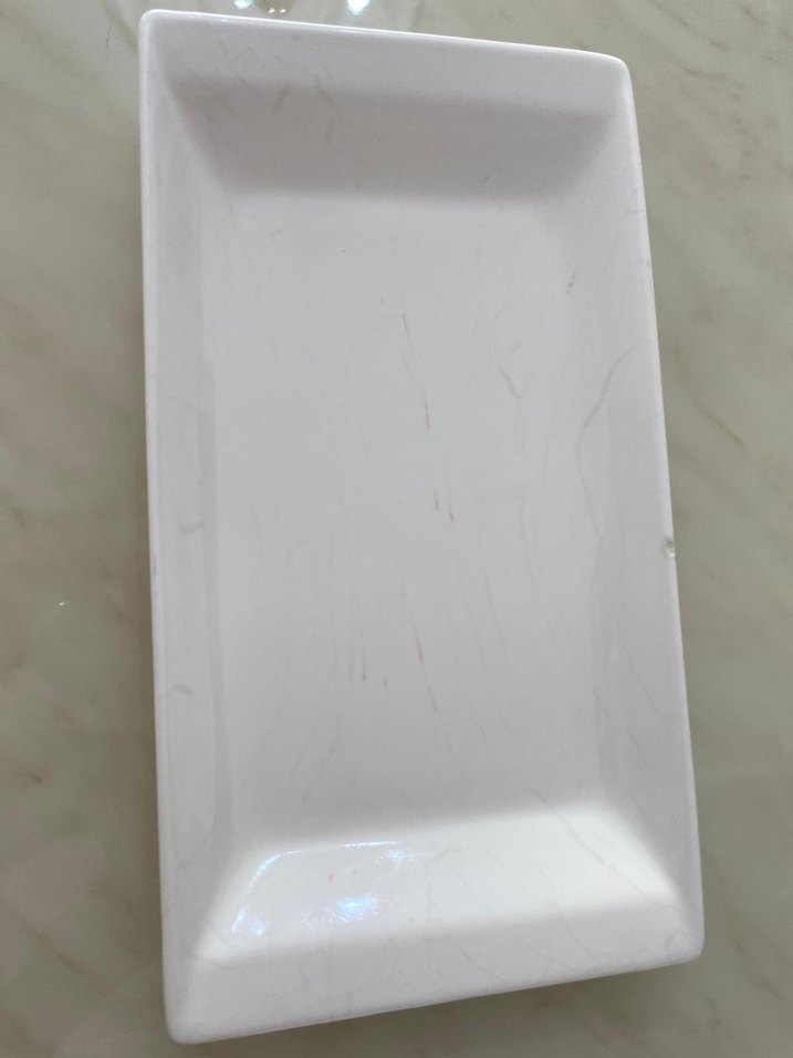 Beyaz Dikdörtgen Servis Tabakları - Görsel 5