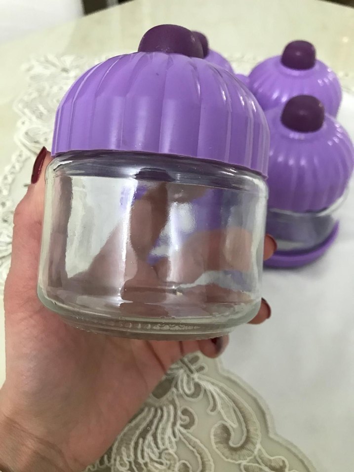 Mor Kapaklı 4'lü Baharatlık Seti - Görsel 2