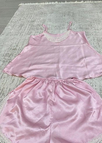 Saten Gecelik Takımı - Görsel 2