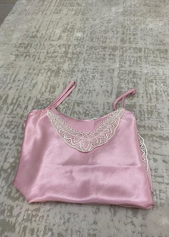 Saten Gecelik Takımı - Görsel 4