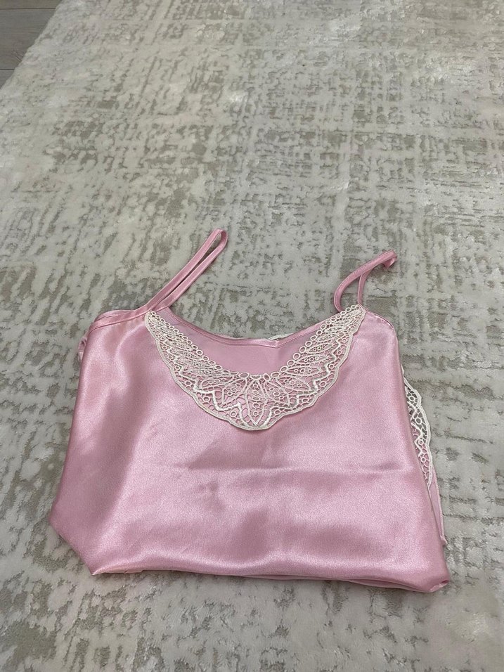 Saten Gecelik Takımı - Görsel 4