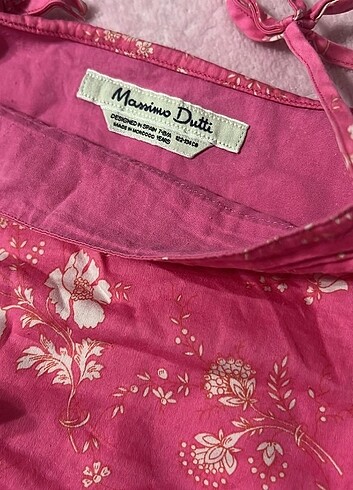 Massimo Dutti Çok iyi durumda çiçekli elbise
