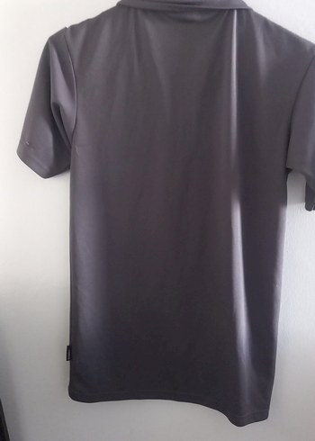 Erkek Gri Kısa Kollu Polo Yaka Tişört - Görsel 3