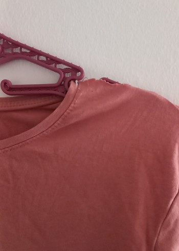 Pembe Baskılı Kız Tişörtü - Görsel 3