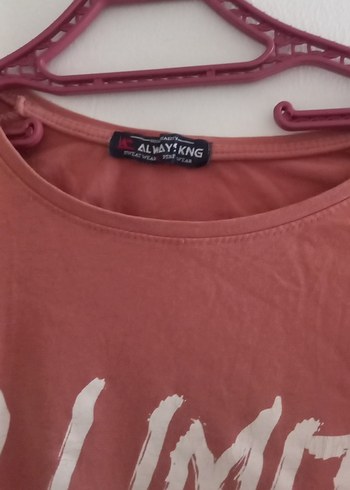 Pembe Baskılı Kız Tişörtü - Görsel 2