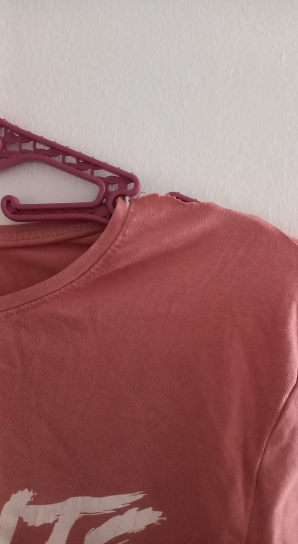 Pembe Baskılı Kız Tişörtü - Görsel 3