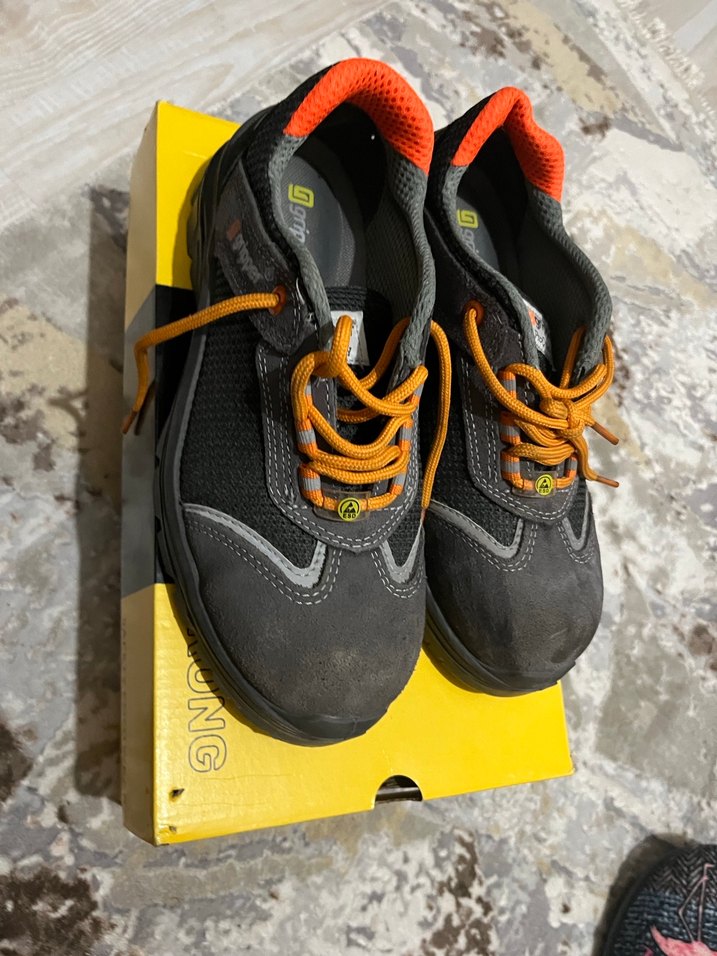 Gri Outdoor Erkek Spor Ayakkabı Velcro - Görsel 3