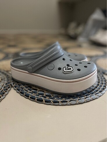 36 Beden gri Renk Platform orjinal crocs