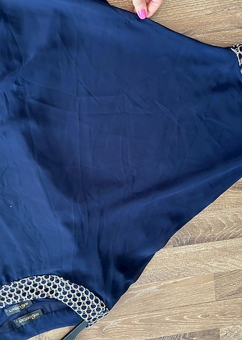 44 Lacivert kimono elbise - Görsel 5