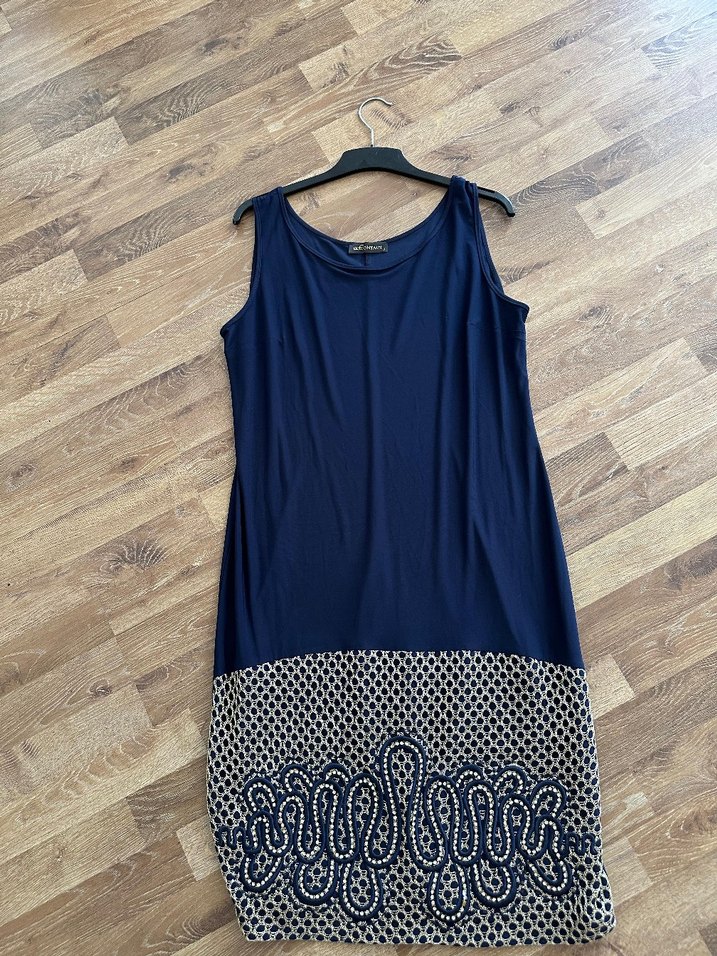 44 Lacivert kimono elbise - Görsel 2