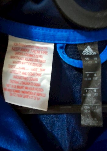 Adidas Erkek Çocuk Adidas Lacivert Fermuarlı eşofman üstü