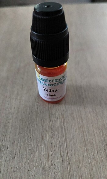  epoksi boyası sarı 10ml