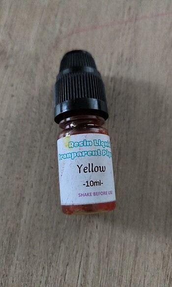 epoksi boyası sarı 10ml