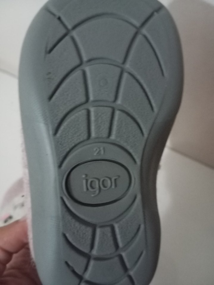 Kız Çocuk Gri Nakışlı Sıcak Ev Terliği - Görsel 3