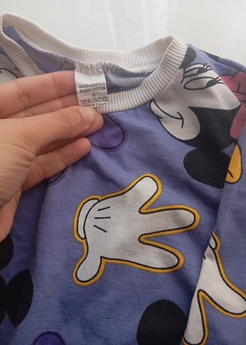 Renkli Baskılı Mor Kız Eşofman Takımı - Görsel 3