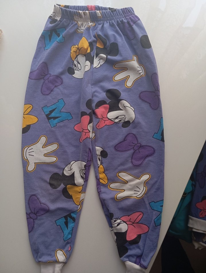 Renkli Baskılı Mor Kız Eşofman Takımı - Görsel 4