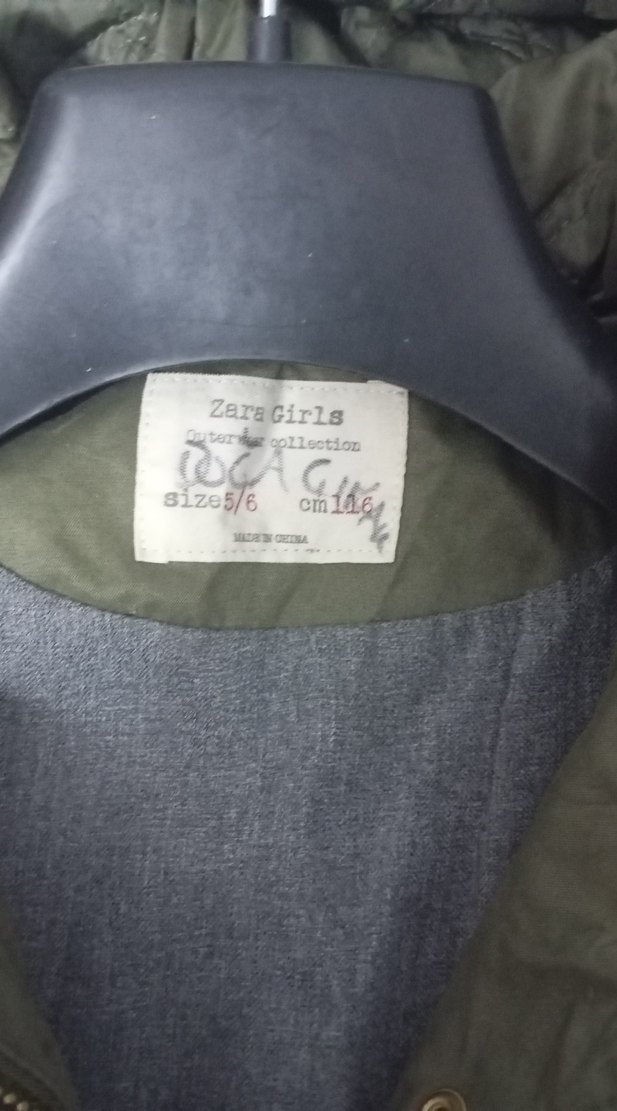 Erkek Çocuk Haki Kapüşonlu Düğmeli Mont - Görsel 2