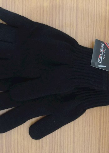 Siyah Kadın Örgü Eldiven - Görsel 4