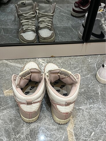 39 Beden pembe Renk Nike Dunk High 1985
