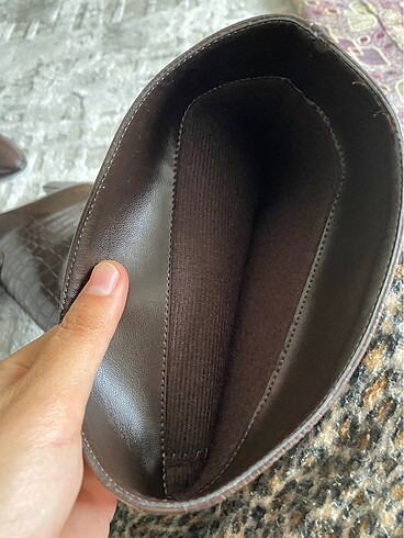 38 Beden bordo Renk Çizme