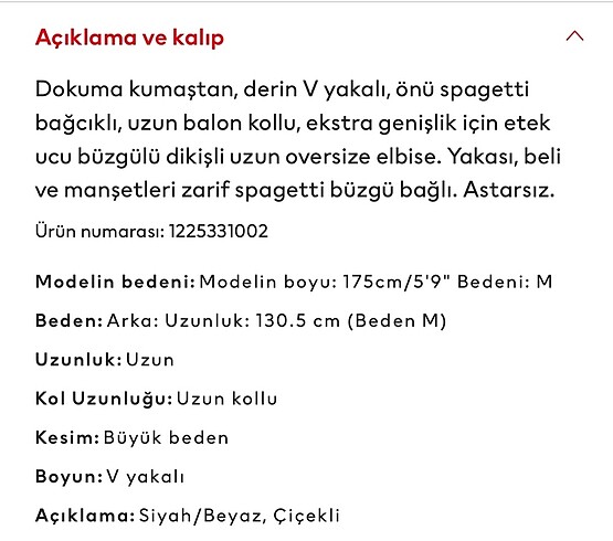 m Beden siyah Renk H&M elbise