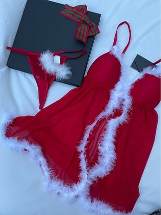 Fantezi Noel set kırmızı takım gün içinde kargoya verilir.