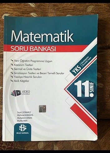 Bilgi Sarmal 11. Sınıf Matematik 