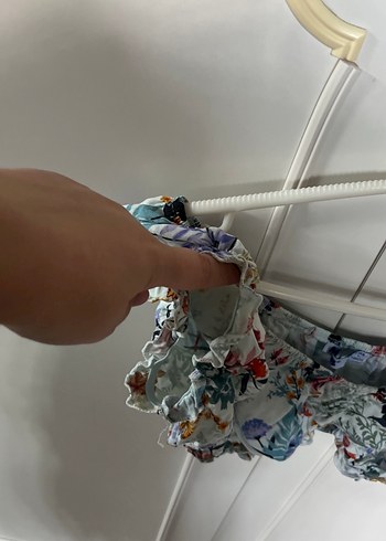 Çiçek Desenli Bohem Mini Şort - Görsel 6